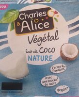 Végétal lait de coco nature