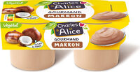 Dessert Gourmand Marron lait de coco