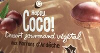 Dessert gourmand végétal aux marrons d'Ardèche