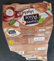 Dessert gourmand marron