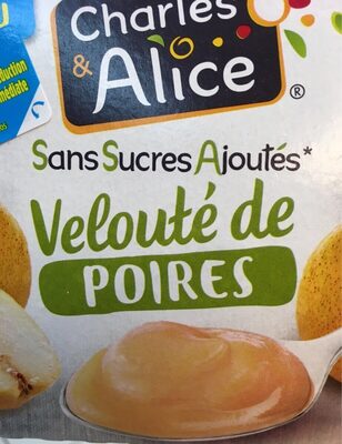 Veloute de poires