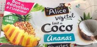 Lait de coco ananas