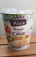 Brassé lait de coco pommes vanille