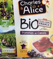 Dessert pomme cassis bio
