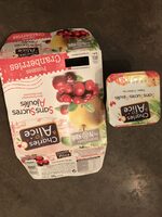 Pommes Cranberries Sans Sucres Ajoutés