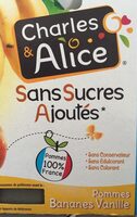 Pommes bananes vanille