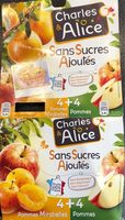 Dessert fruitier Charles&Alice pomme/mirabelle s/sucre