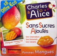 Pommes Mangue sans sucres ajoutés