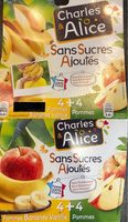 Compotes Pommes Bananes Vanille