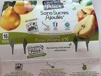 Pommes Poires Williams Sans Sucrs Ajoutés