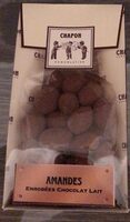 Amandes enrobées chocolat au lait