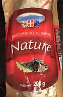 Saucisson sec de Savoie, nature