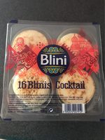 16 blinis cocktail