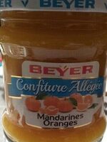 Confiture allégée mandarines oranges