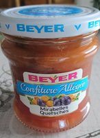 Confiture allegee mirabelles quetsches