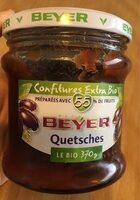 Confiture bio quetsches