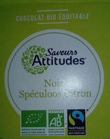 Chocolat noir spéculoos citron