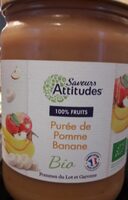 Purée de pomme banane