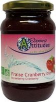 Saveurs Attitudes Fraise cranberry