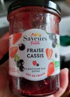 Confiture fraise cassis