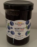 Confiture bio myrtilles