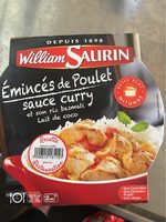 Emincé de Poulet Sauce Curry et Son Riz Basmati