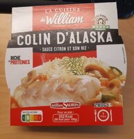 Colin d'Alaska sauce citron et son riz