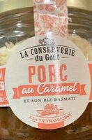 Porc au caramel et son riz basmati