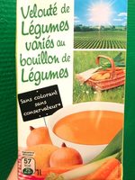Velouté de légumes variés au bouillon de légumes