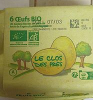 Oeufs bio