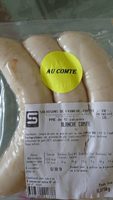 Saucisse blanche au compte