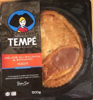 Feuilleté au saumon et épinards