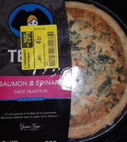 Tarte tradition saumon et epinard