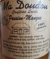 Confiture locale passion mangue