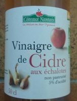 Vinaigre de cidre aux échalotes