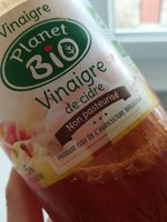 Vinaigre de cidre non pasteurisé