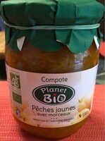 Compote de Pêches jaunes avec morceaux