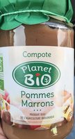 Compote pommes marron