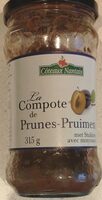 La compote de prunes-pruimen