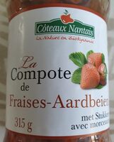 Compote de fraises avec morceaux