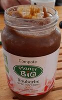 Compote pomme rubarbe