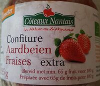 Confiture fraises extra
