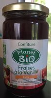 Confiture fraises à la vanille