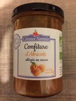 Confiture d'abricots allégée en sucres