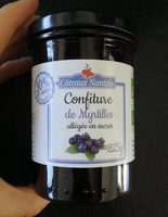 Confiture de myrtille allégée en sucres