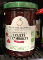 Confiture de fraise framboise