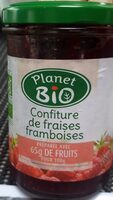 Confiture fraises framboises