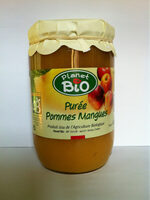 Compote Pomme Mangue sans Sucres Ajoutes