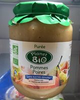 Compote pomme poire bio