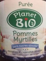 Puree pommes myrtilles Bio